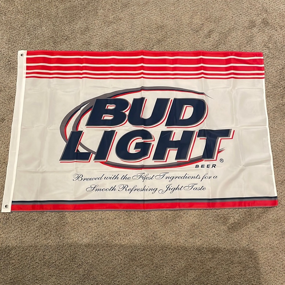 Bud light beer flag